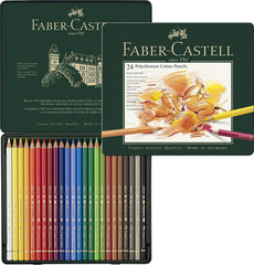 FABER-CASTELL Polychromos Artists Color Pencils - (24 Pcs) - Al Masam Stationery LLC