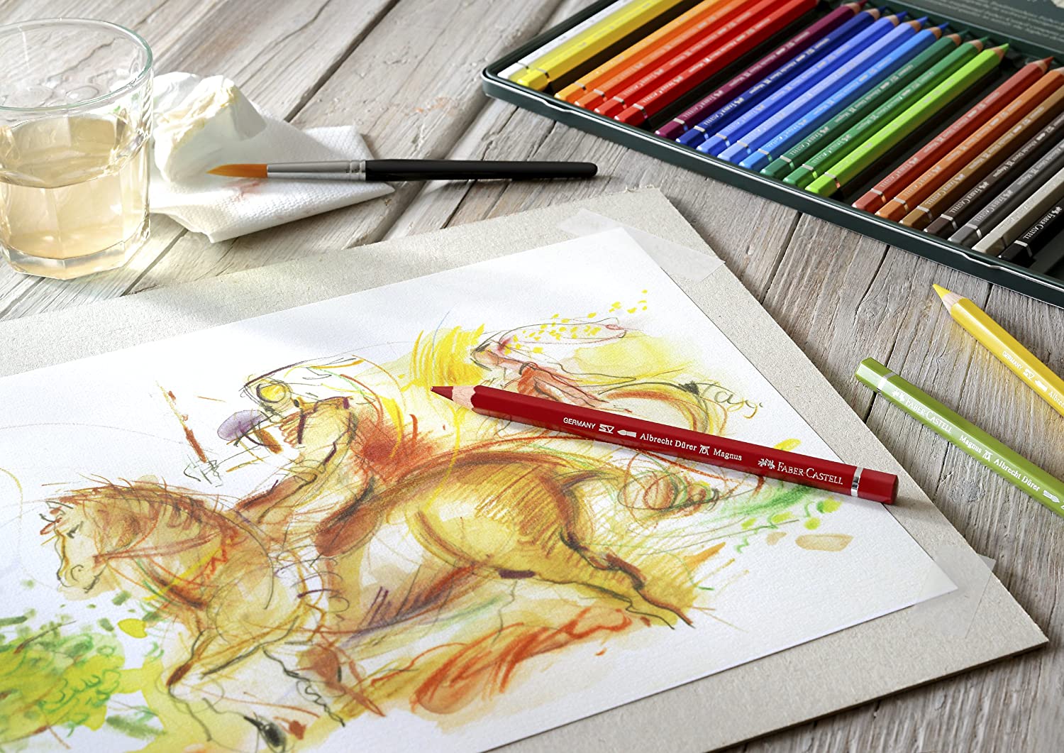 FABER-CASTELL Watercolour Pencil A.Durer Magnus (Pack of 12) - Al Masam Stationery LLC