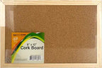 Bi-Office Cork Board 60x90cm | Wooden Frame