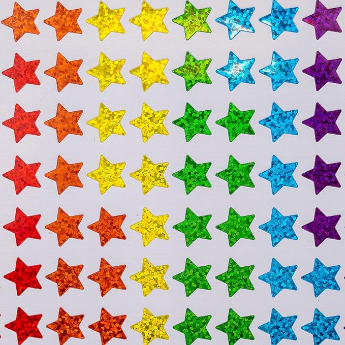 Decorative Star Stickers for Crafts & Creative Projects