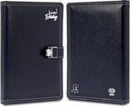 FIS Blue A5 Leather Lock 2026 AE Diary - FSDI86AE26D02 - Al Masam Stationery LLC