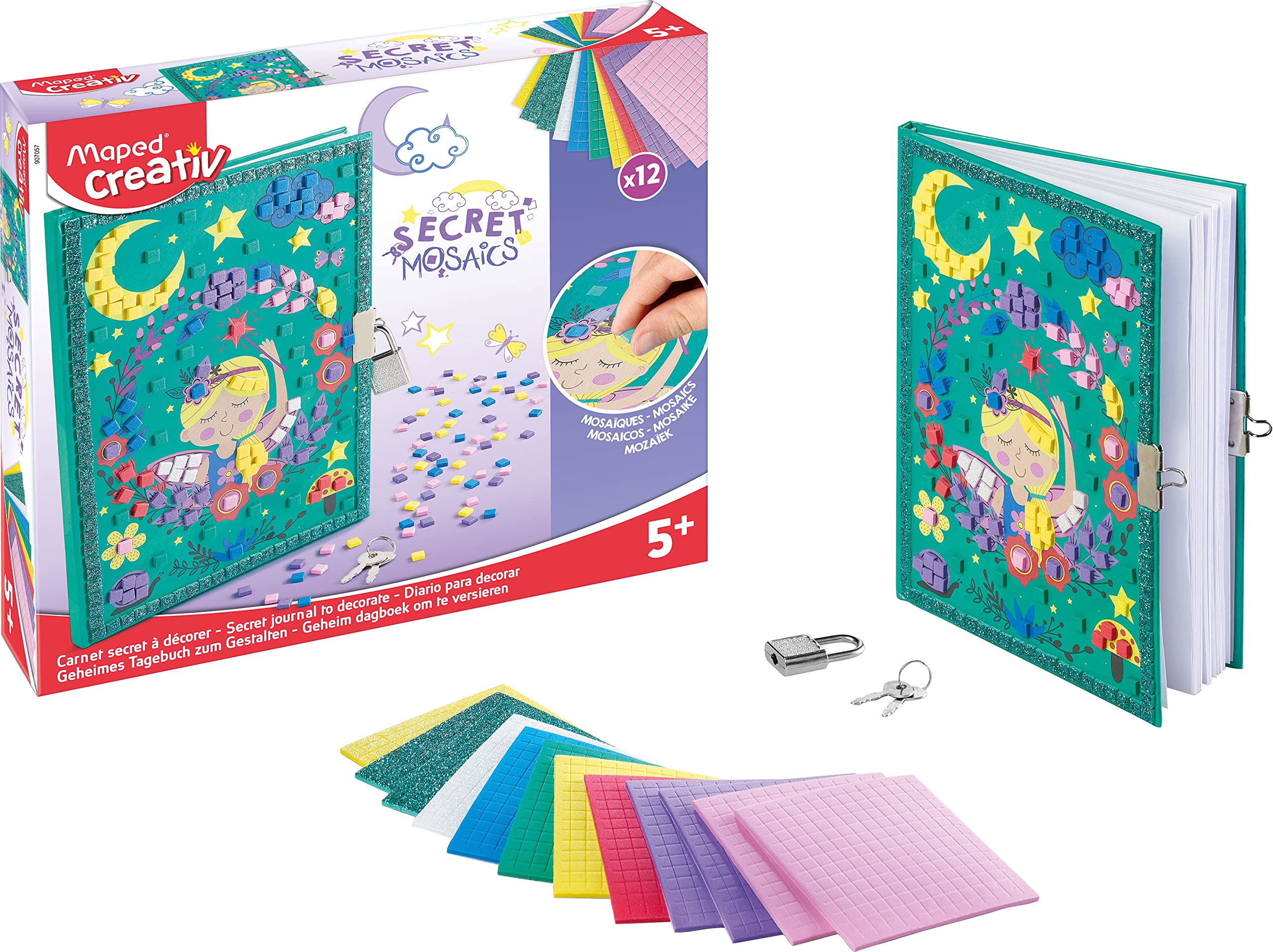 Maped Creative Secret Mosaics- Secret Journal - Al Masam Stationery LLC Main image