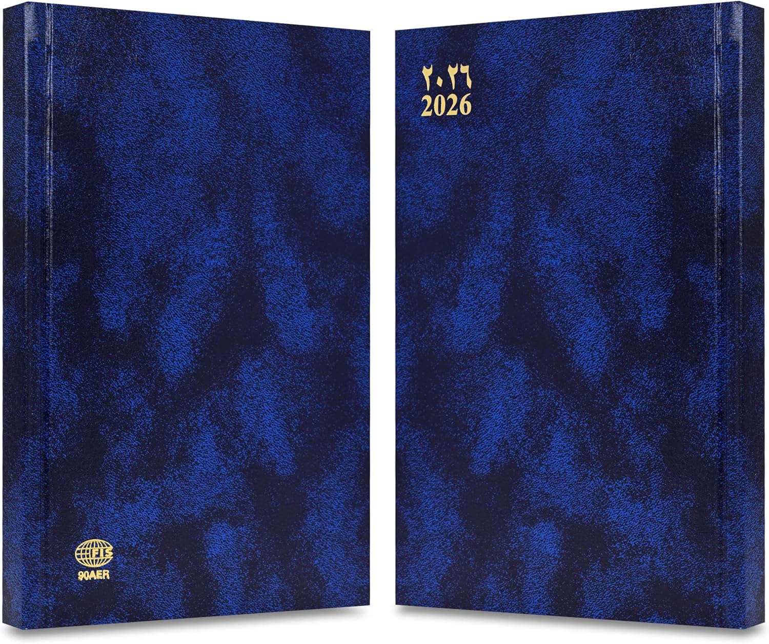 FIS Blue A5 Vinyl 2026 Thu-Fri AE Agenda - FSDI90AER26BL - Al Masam Stationery LLC