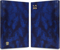 FIS Blue A5 Vinyl 2026 Thu-Fri AE Agenda - FSDI90AER26BL - Al Masam Stationery LLC