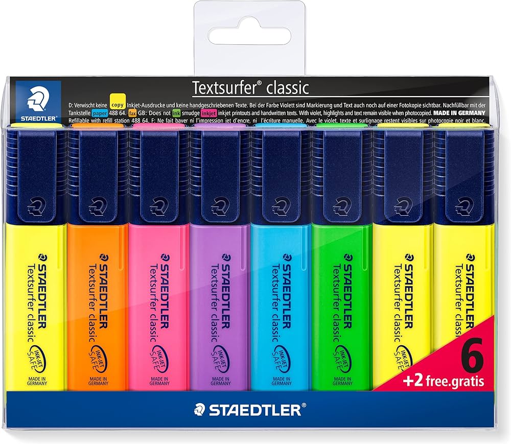 Staedtler Highlighter Color Pack - Al Masam Stationery LLC Main image