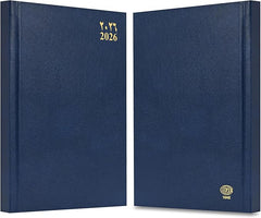 FIS Blue A5 Vinyl 2026 Daily Diary - FSDI18AE26BL - Al Masam Stationery LLC