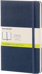 Moleskine Plain Notebook Hard Cover A5 Sepphire Blue - Al Masam Stationery LLC