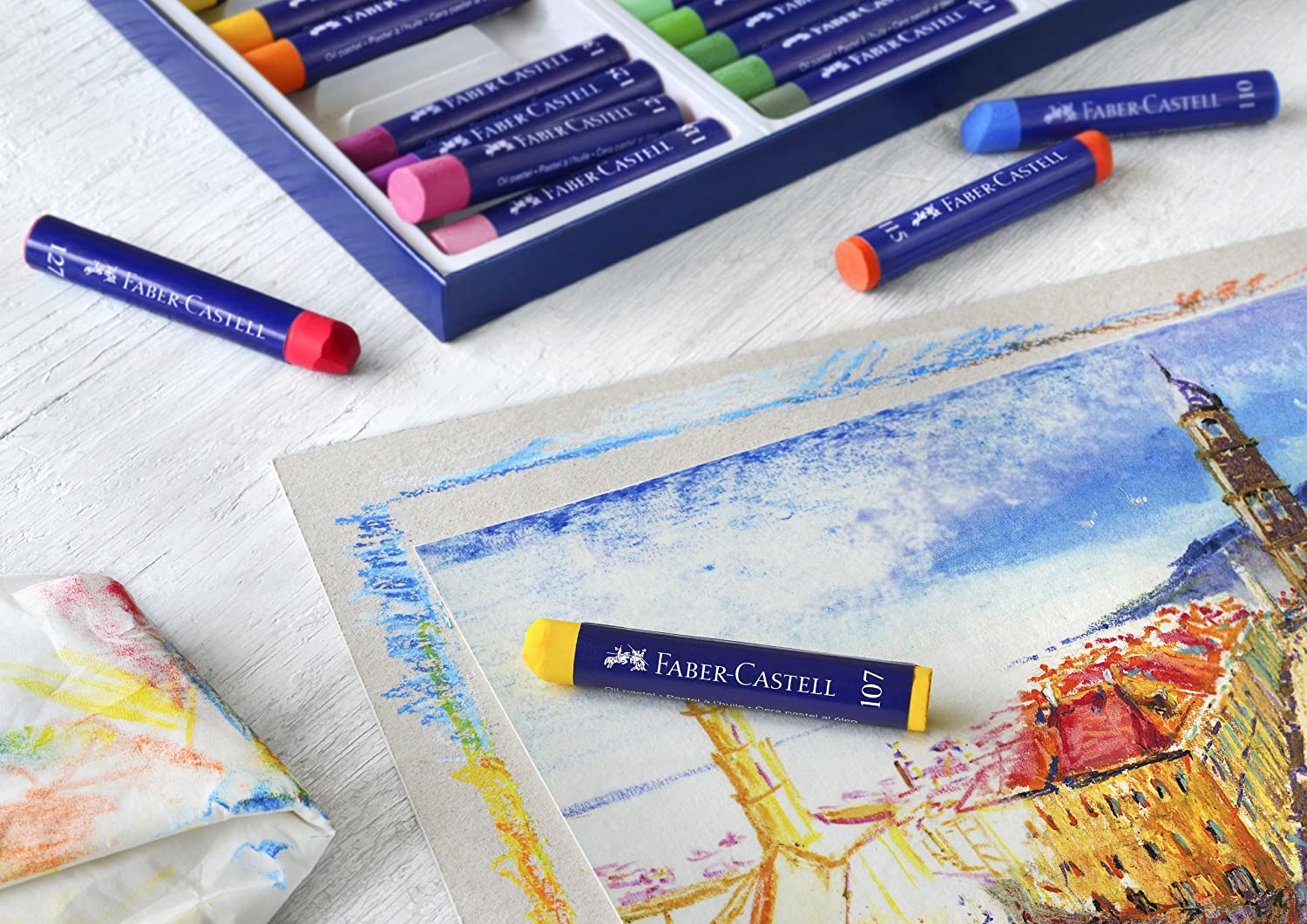 FABER-CASTELL Creative Studio Oil Pastels Full - Al Masam Stationery LLC