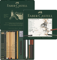 FABER-CASTELL Set PITT Monochrome tin of 21 - Al Masam Stationery LLC