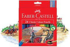 FABER-CASTELL Cardboard packet of 24 color Classic Line
