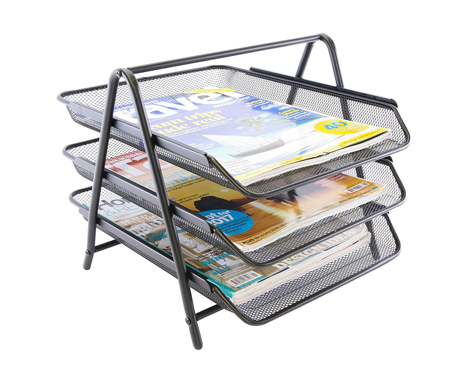 Paper Tray Wiremesh -3 Tier - Al Masam Stationery LLC