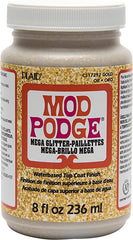 Mod Podge Mega Glitter Gold 236ml - Al Masam Stationery LLC