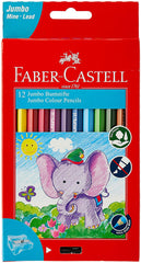 FABER-CASTELL Colour Pencil Jumbo 12 with sharpener