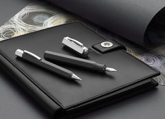 FABER-CASTELL Fountain pen Ondoro graphite black M - Al Masam Stationery LLC