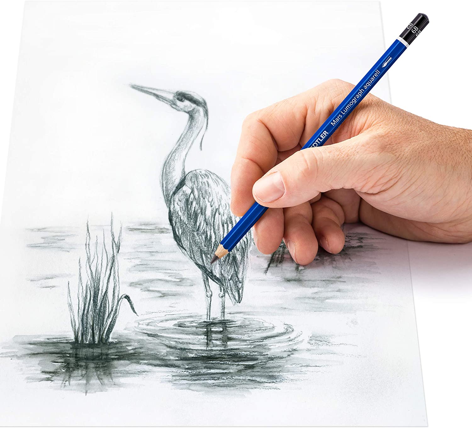 Staedtler Mars Lumograph Pencil Aquarell + Brush - Al Masam Stationery LLC