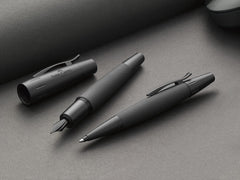 FABER-CASTELL FOUNTAIN PEN E-MOTION PURE BLACK M - Al Masam Stationery LLC