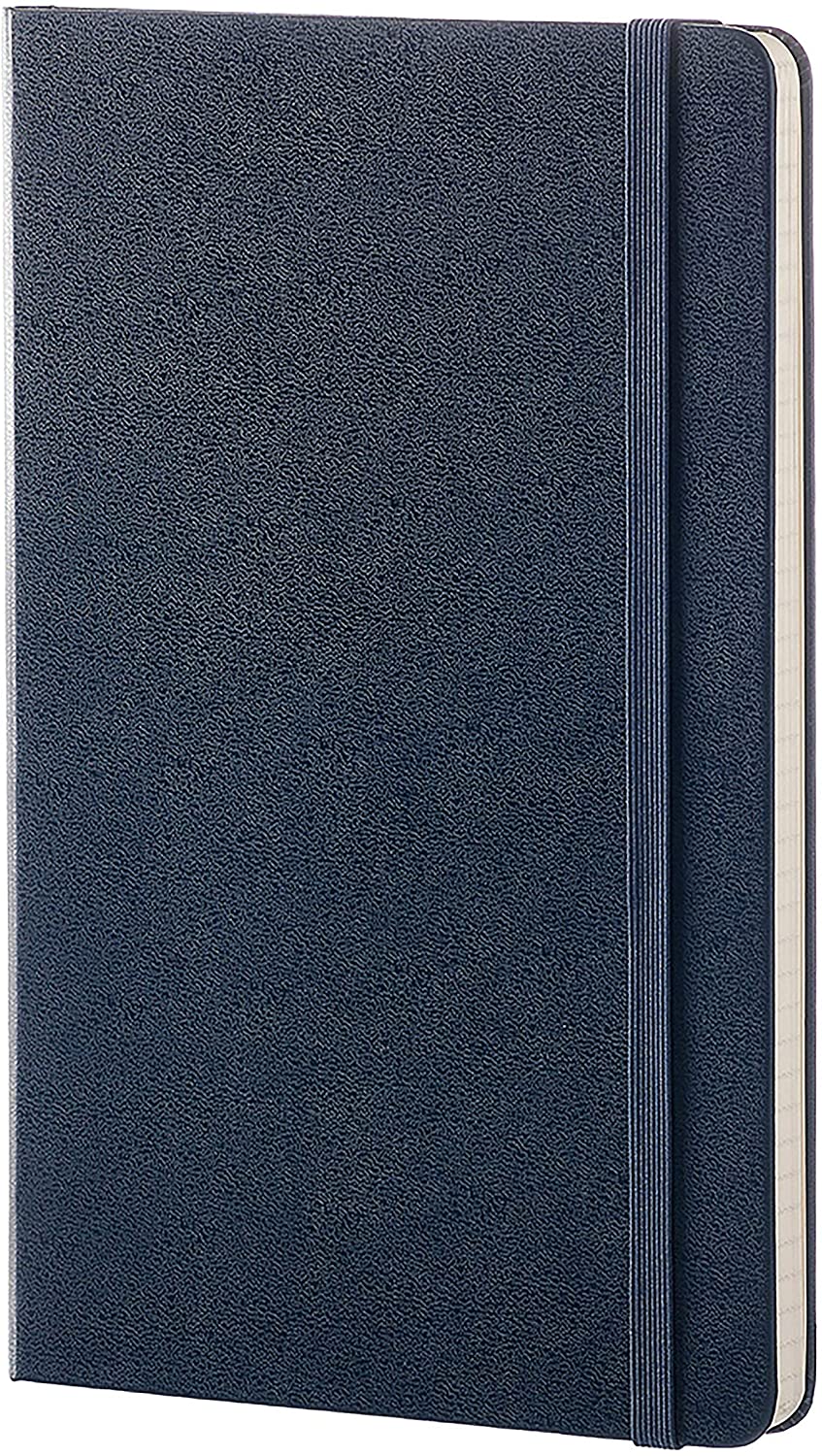 Moleskine Plain Notebook Hard Cover A5 Sepphire Blue - Al Masam Stationery LLC