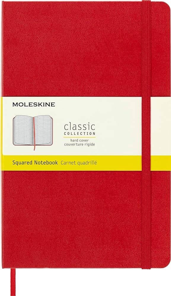 Moleskine Large Plain Notebook Display 6 Pcs - Al Masam Stationery LLC Main image