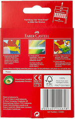 FABER-CASTELL Cardboard 12 Color Half Size Pencils (Parrot) - Al Masam Stationery LLC