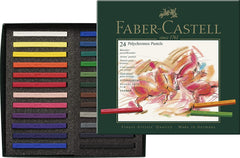 FABER-CASTELL Polychromos Artists Color Pastels Cardboard - (24 Pcs) - Al Masam Stationery LLC