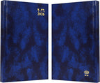 FIS Blue A5 Vinyl 2026 Sat-Sun AE Diary - FSDI90AE26BL - Al Masam Stationery LLC