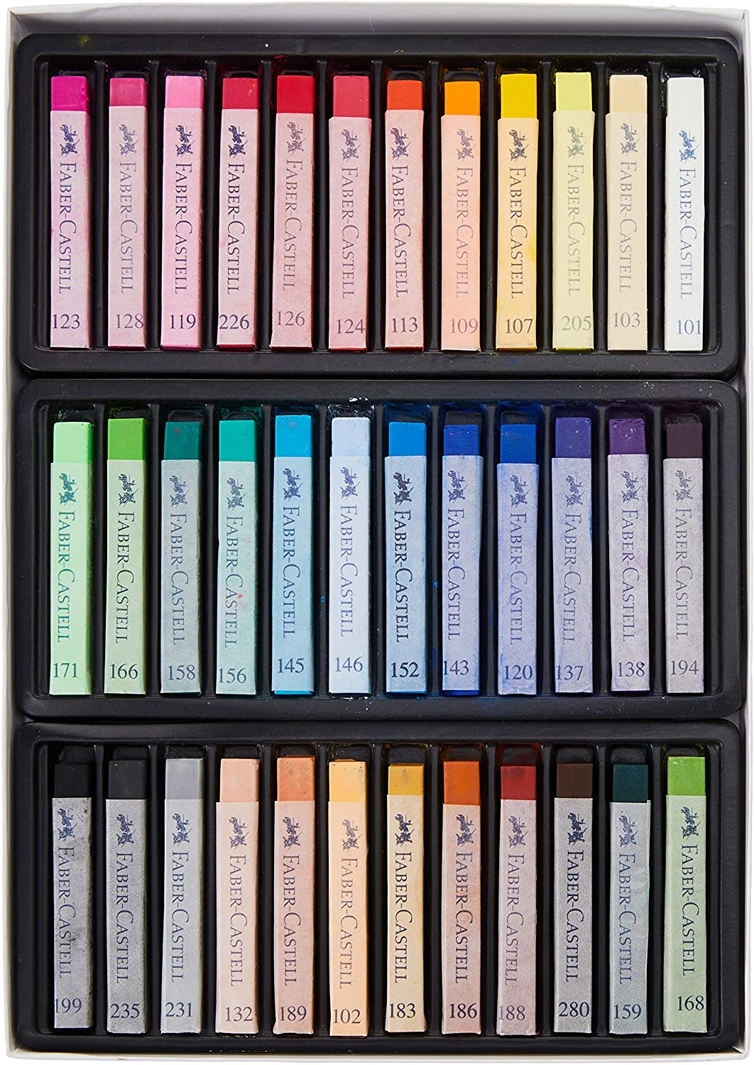 FABER-CASTELL Creative Studio Soft Pastels Full Length - (Pack of 36) - Al Masam Stationery LLC
