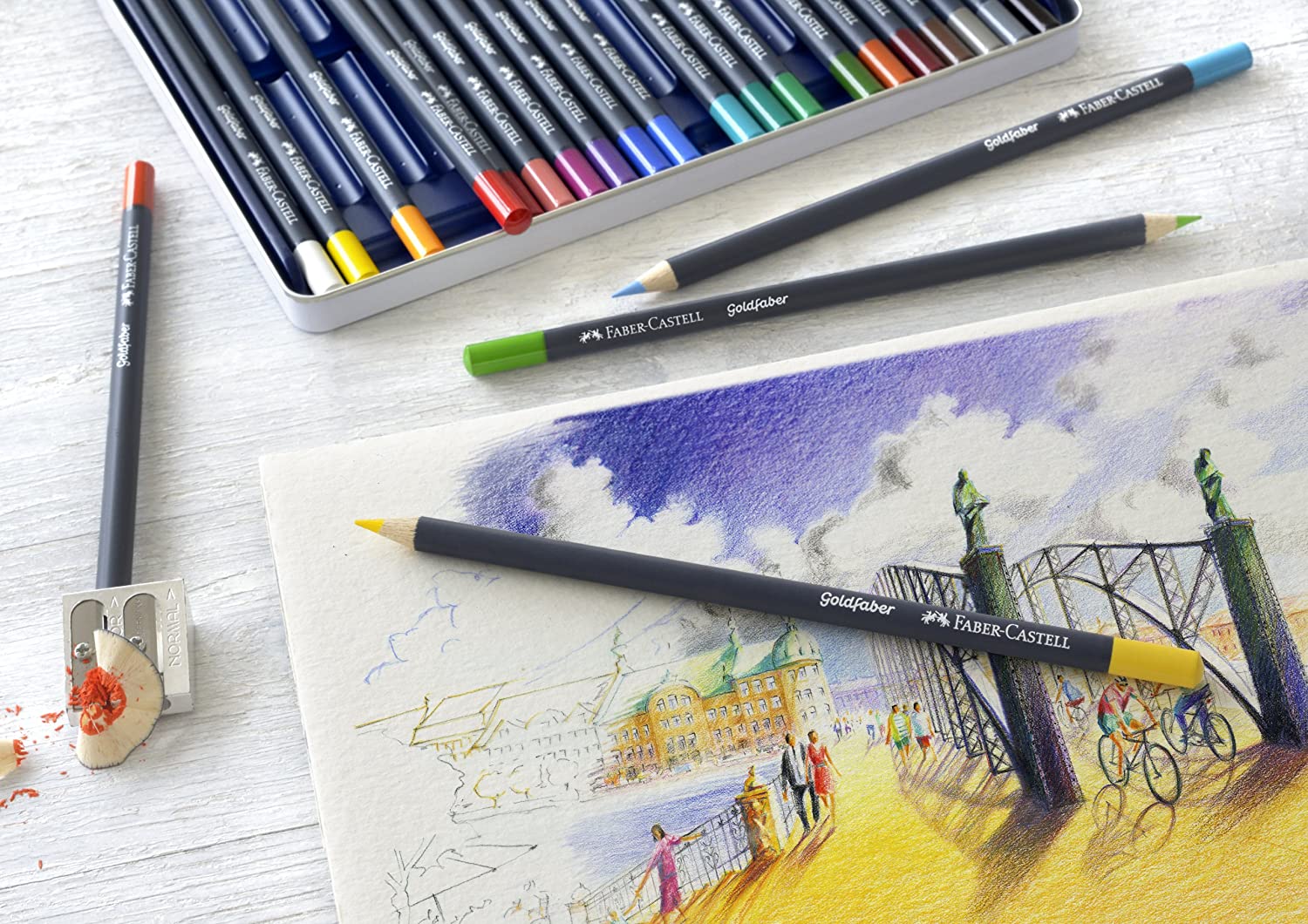 FABER-CASTELL Colour pencil perm. Goldfaber - Al Masam Stationery LLC