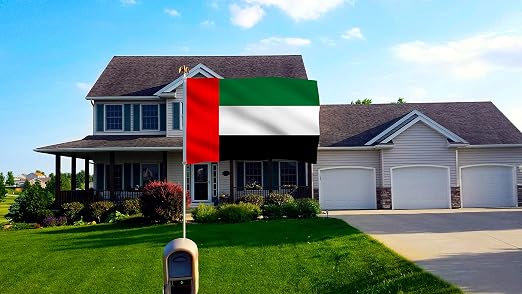 UAE Hand Flag with Stick – 15 × 21 cm National Day Flag Secondary image
