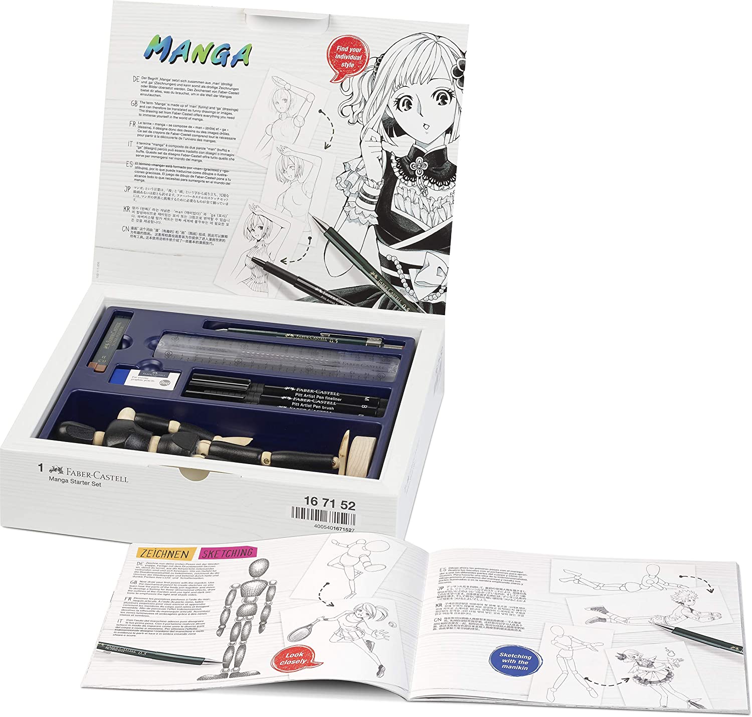 FABER-CASTELL PITT ARTIST PEN MANGA STARTER - Al Masam Stationery LLC