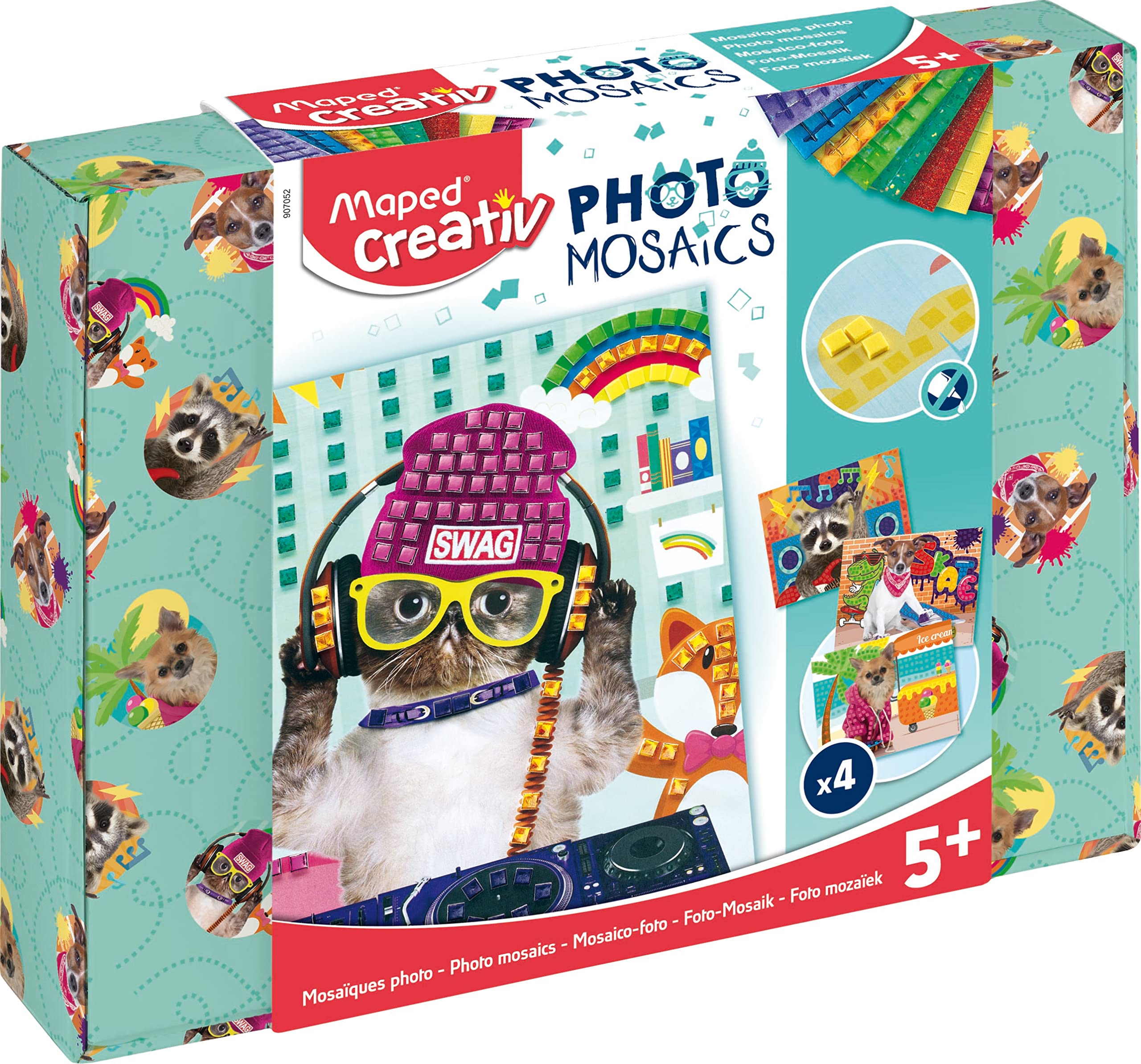 Maped Creative Photo Mosaics- Cool Animals - Al Masam Stationery LLC Main image