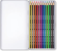 Staedtler 185 M12 Noris Coloring Pencils - (Tin of 12 Pencils) - Al Masam Stationery LLC