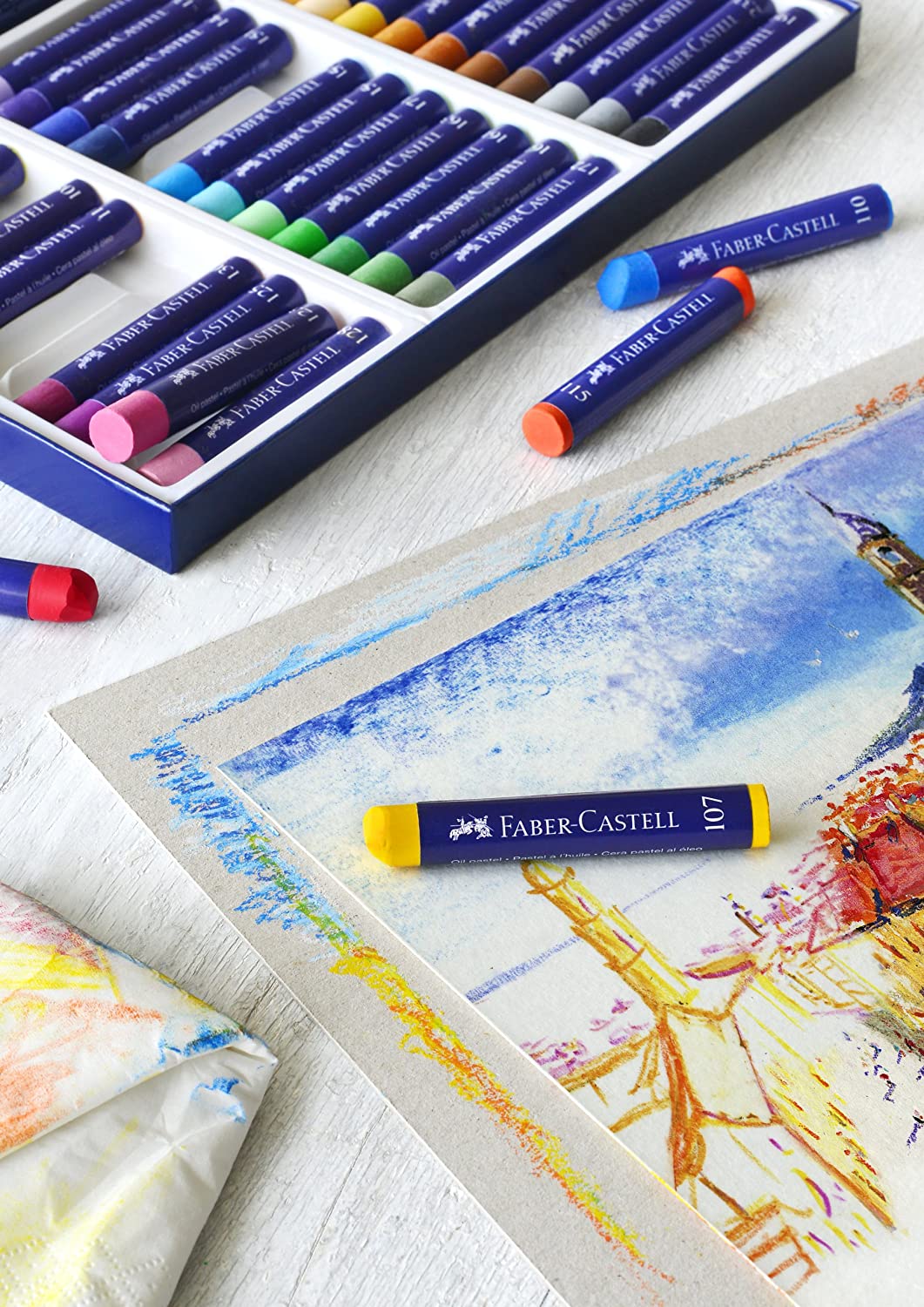 FABER-CASTELL Creative Studio Oil Pastels Full - Al Masam Stationery LLC