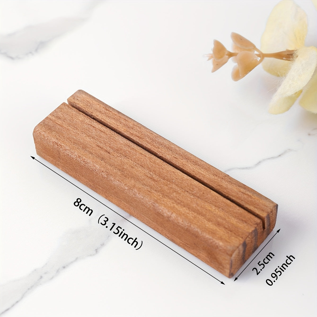 ELMAS 5pcs Wooden Photo & Card Holders Tabletop Display - Al Masam Stationery LLC