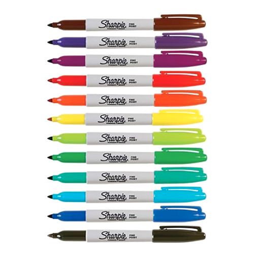 Sharpie Classic And Metallic Fine Point Permanent Marker Assorted 14 Pieces - Al Masam Stationery LLC