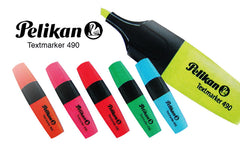 Highlighter Pelikan Blue / Green / Orange / Pink / Red / Yellow - Al Masam Stationery LLC