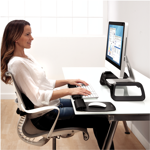 Fellowes I-Spire Monitor Lift - Black - Al Masam Stationery LLC