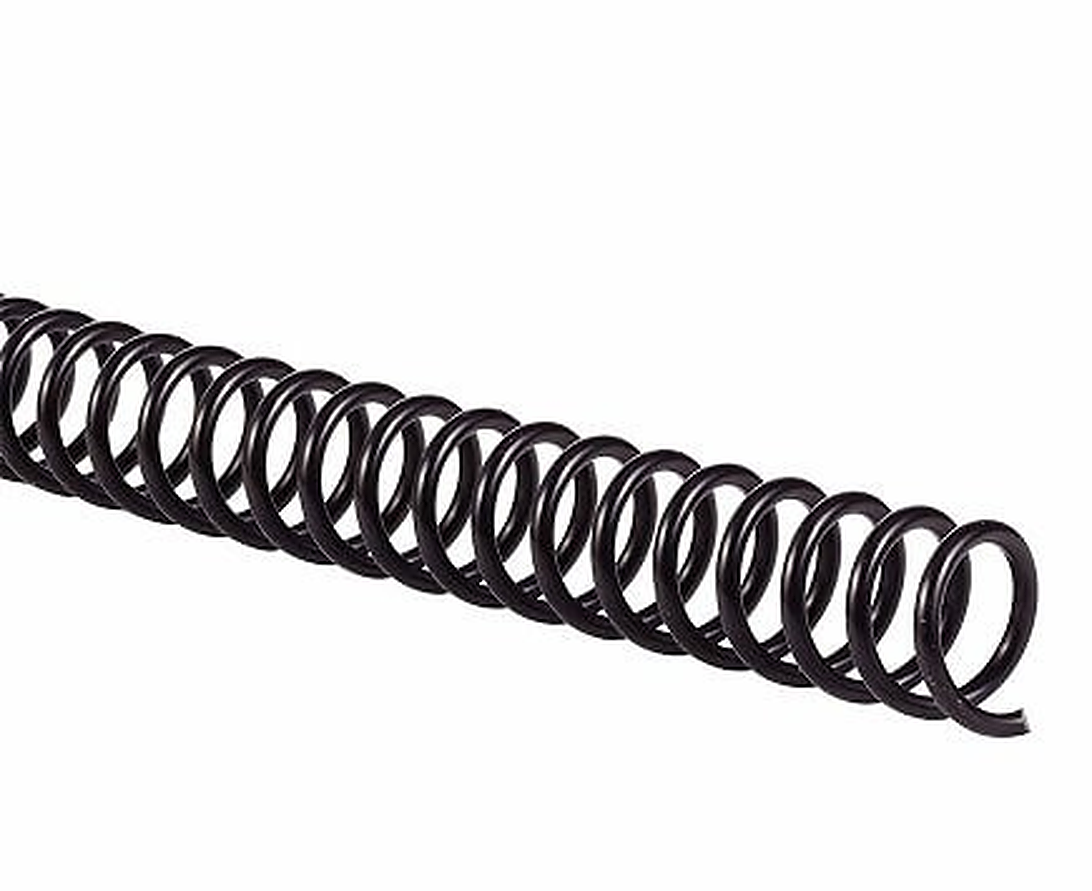 GBC BINDING COIL 8MM BLACK (SHEET CAP. 45 - 80 GSM / BOX OF 100) 9665912 - Al Masam Stationery LLC