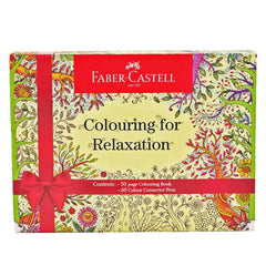 FABER-CASTELL Colouring for Relaxation Book 50 Pages - Al Masam Stationery LLC