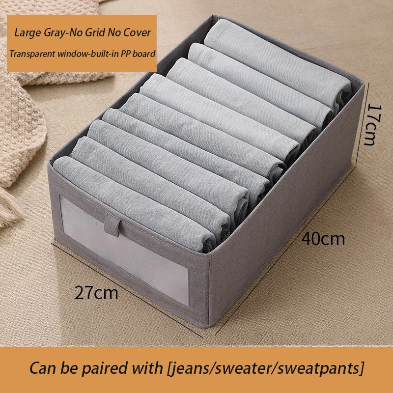 ELMAS 1Pcs Pants Storage Box Clothes Organizers for Home - Al Masam Stationery LLC