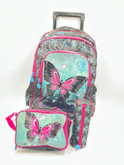 Ik078 18" Butterfly 3pcs Trolley