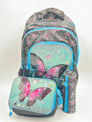 Ik078 18" Butterfly 3pcs Trolley