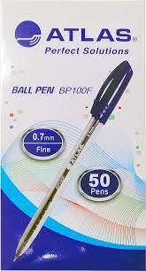 Atlas Fine Ball Pen Blue 0.7mm - Al Masam Stationery LLC Main image