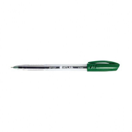 Atlas Fine Ball Pen Green 0.7mm - Al Masam Stationery LLC Main image