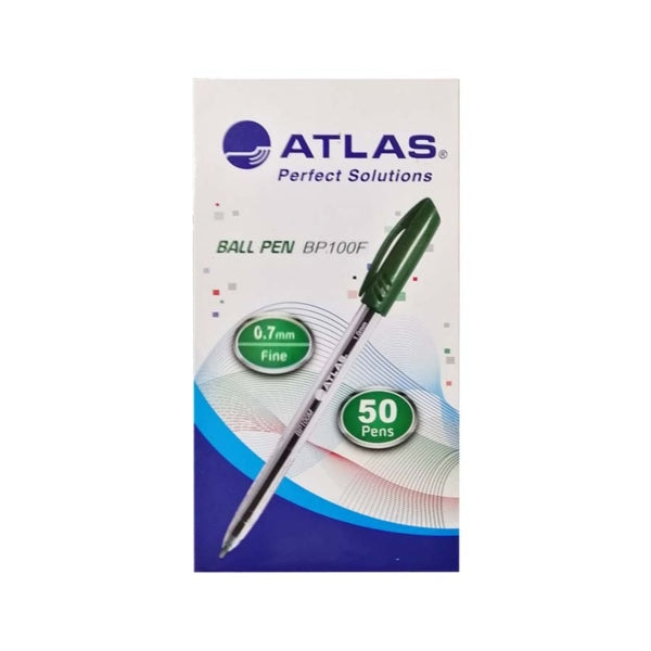 Atlas Smart Grip Ball Pen Green 0.7mm - Al Masam Stationery LLC