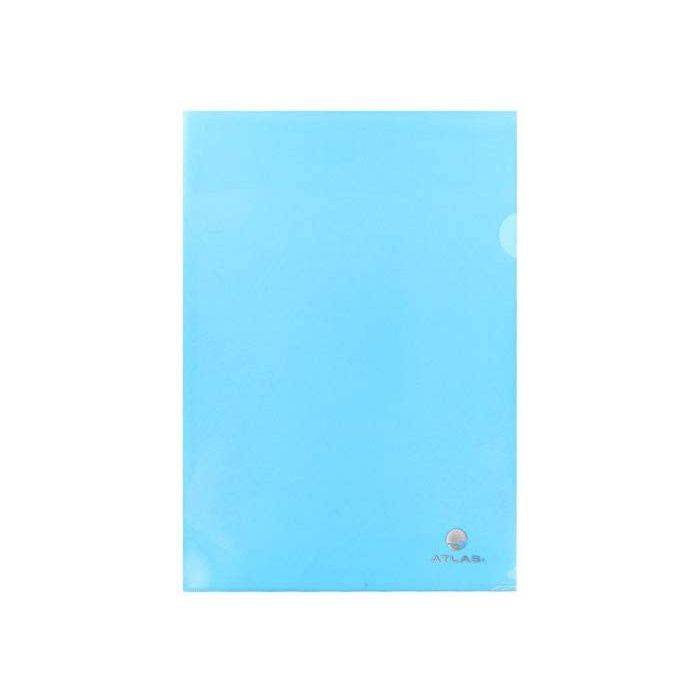 Atlas Clear Folder PP A4 Blue - Al Masam Stationery LLC