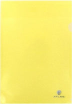 Atlas Clear Folder PP A4 Yellow - Al Masam Stationery LLC