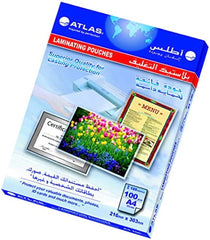 Atlas Laminating Pouch A4 125 Micron - Al Masam Stationery LLC