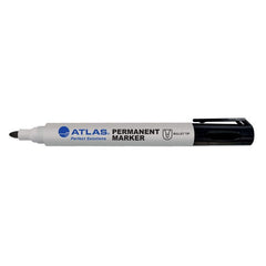 Atlas Bullet Permanent Marker Pack Black - Al Masam Stationery LLC