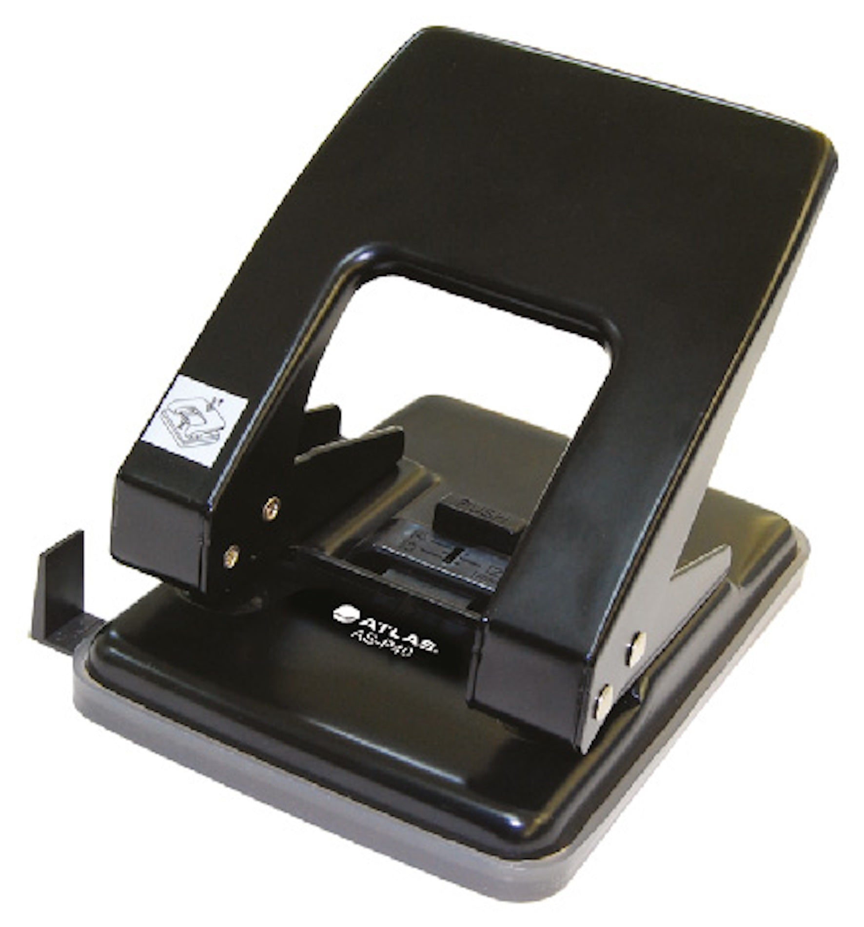 Atlas Paper Punch 40 sheets Black - Al Masam Stationery LLC Main image