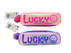 Atlas Pencil Case Lucky People Purple-Pink - Al Masam Stationery LLC